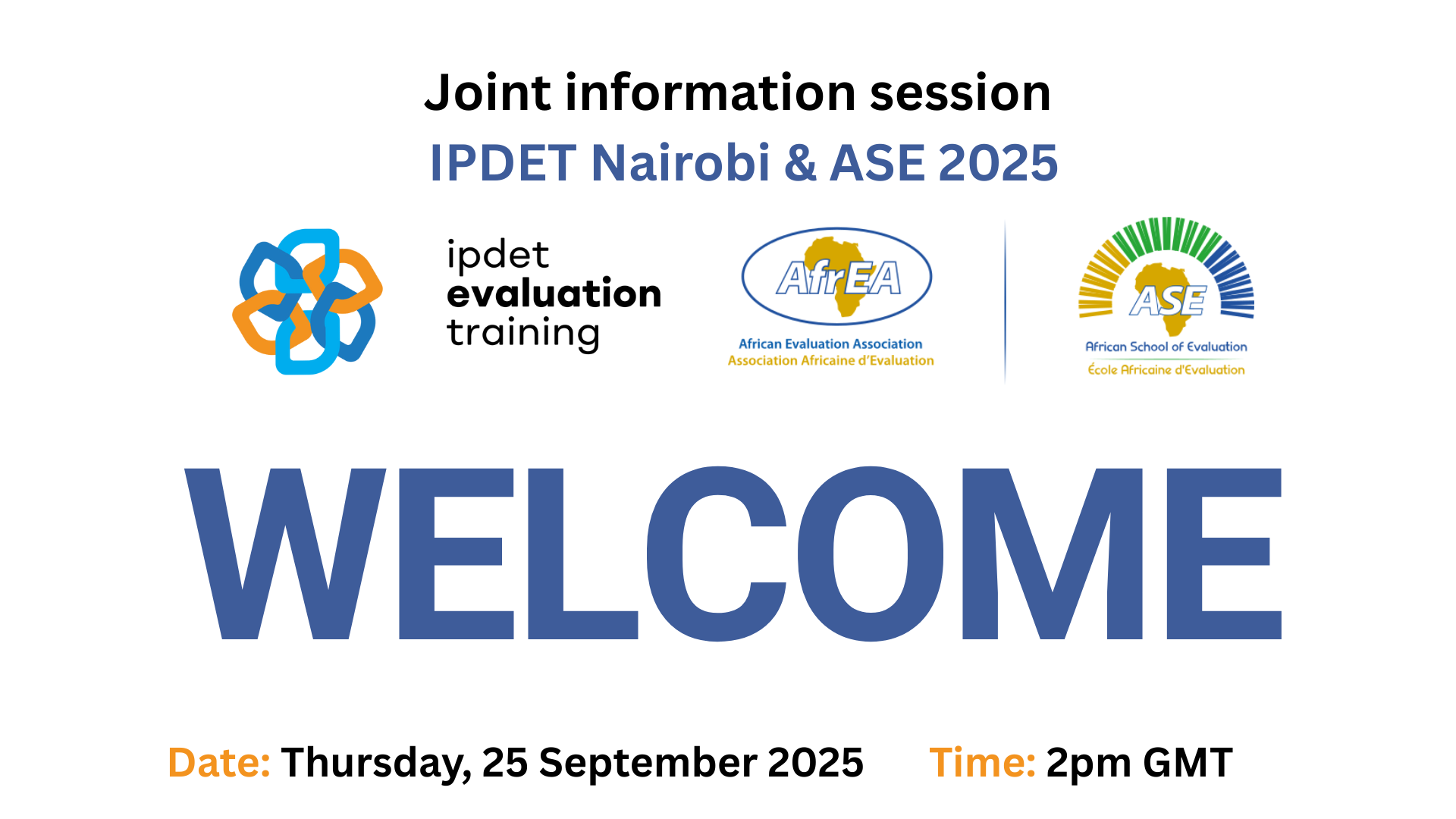 Sessão informativa conjunta: IPDET Nairobi e ASE 2025